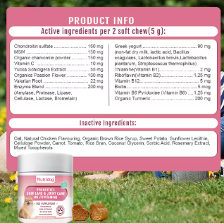 Daily Probiotic Multivitamin Chews for Dogs – Chicken Flavor