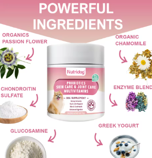 Daily Probiotic Multivitamin Chews for Dogs – Chicken Flavor